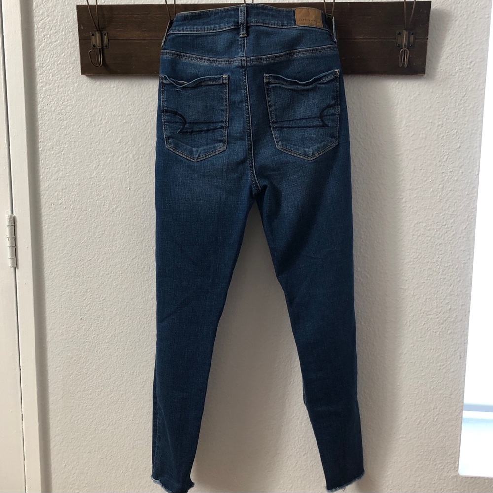 American Eagle Highest Rise Jeggings, Size 2 X-Short - Like New - Picture 2 of 4
